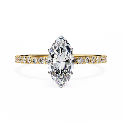 Marquise Lab Grown Diamond Ring