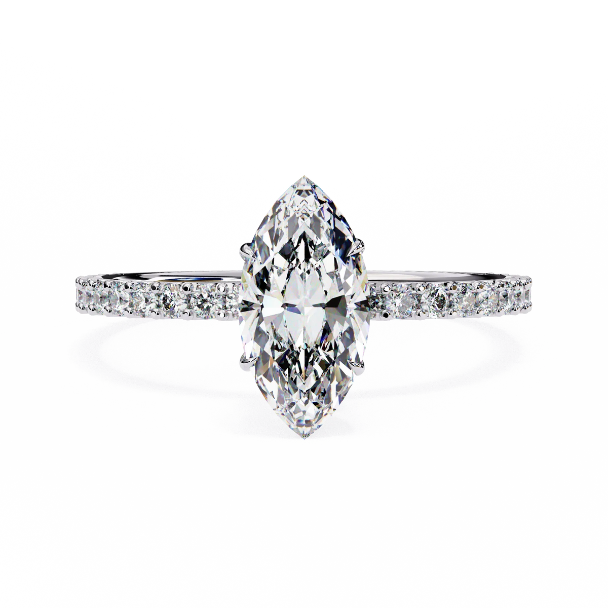 Marquise Lab Grown Diamond Ring - Ophiratbf