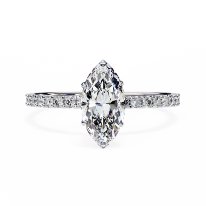 Marquise Lab Grown Diamond Ring