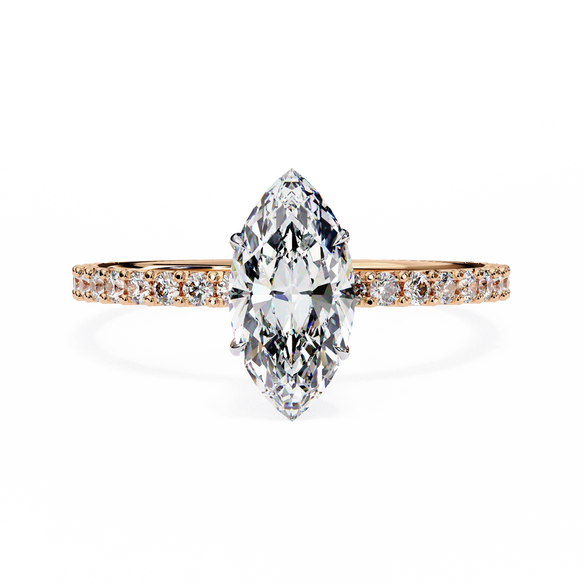 Marquise Lab Grown Diamond Ring - Ophiratbf