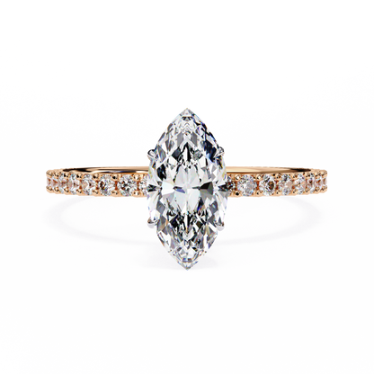 Marquise Lab Grown Diamond Ring