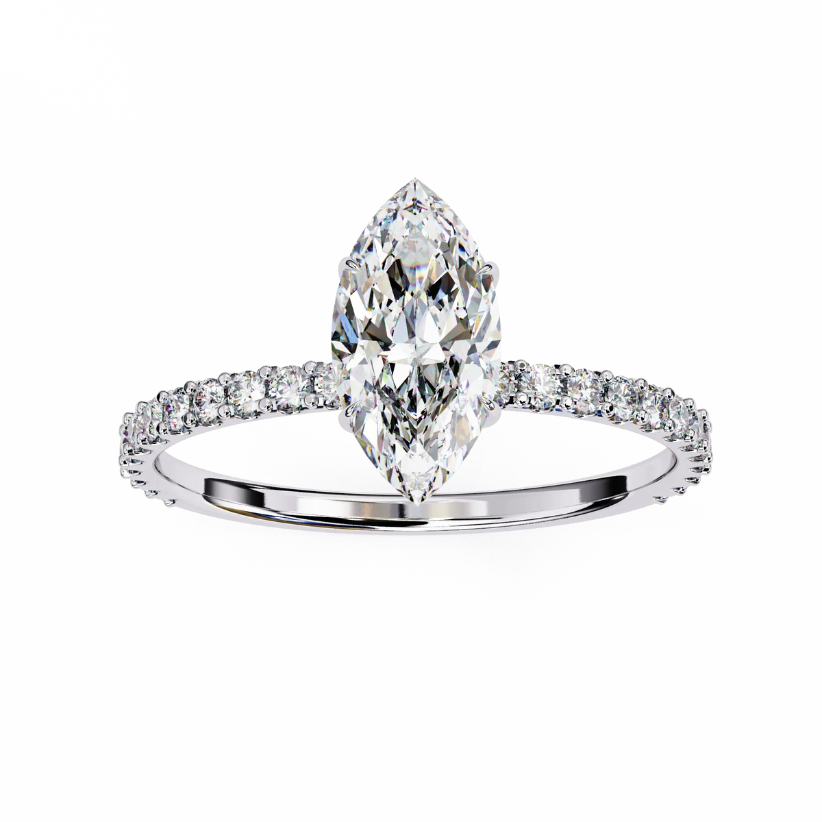 Marquise Lab Grown Diamond Ring - Ophiratbf