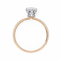 Whispering Oval Lab Grown Diamond Ring - Ophiratbf