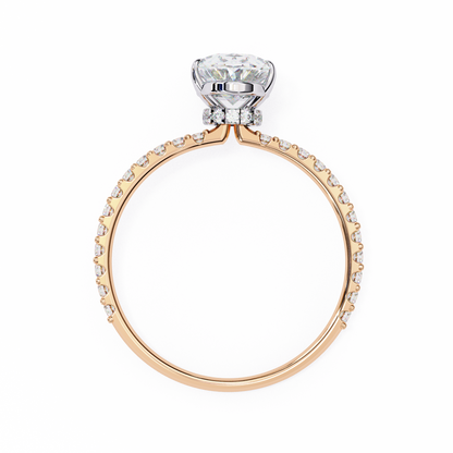 Whispering Oval Lab Grown Diamond Ring