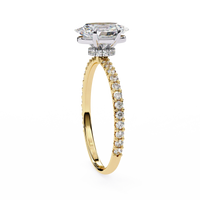 Whispering Oval Lab Grown Diamond Ring - Ophiratbf