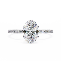 Whispering Oval Lab Grown Diamond Ring - Ophiratbf