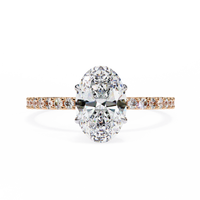 Whispering Oval Lab Grown Diamond Ring - Ophiratbf