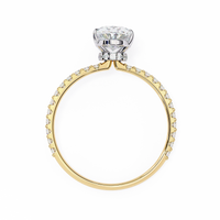 Whispering Oval Lab Grown Diamond Ring - Ophiratbf