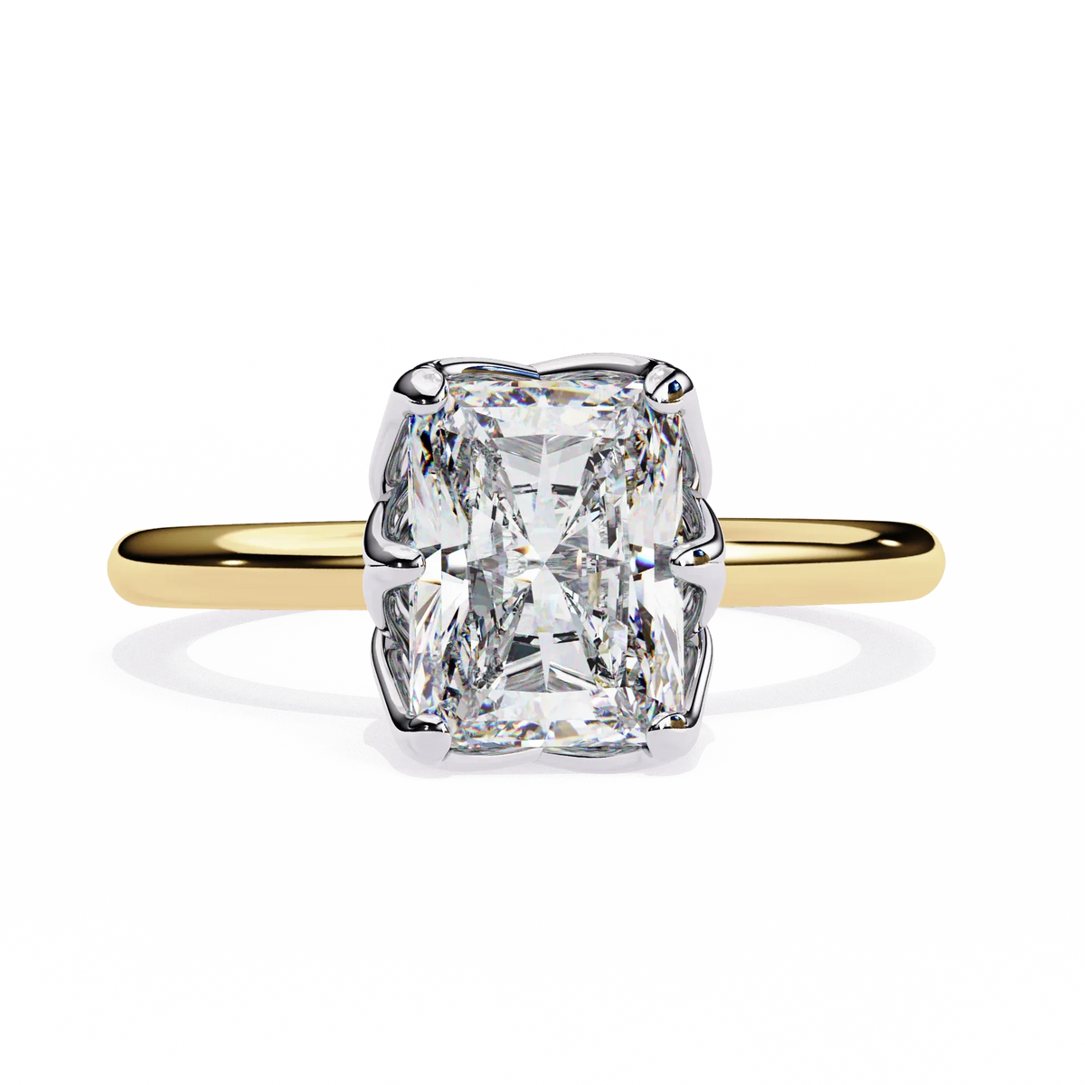 Radiant Grace Lab Grown Diamond Ring - Ophiratbf