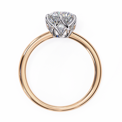 Round Shape Grace Lab Grown Diamond Ring