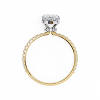 Blossom Pear Shape Lab Grown Diamond Ring - Ophiratbf