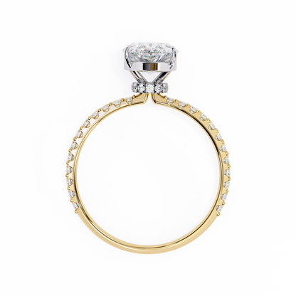 Blossom Pear Shape Lab Grown Diamond Ring