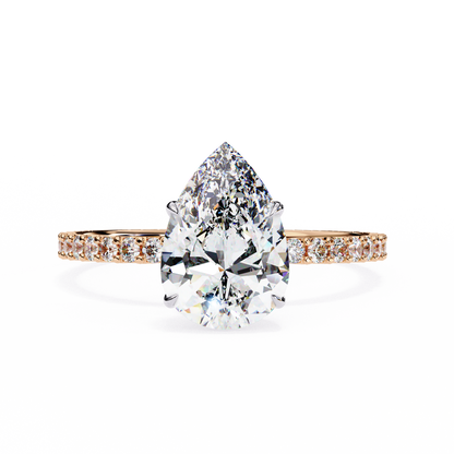 Blossom Pear Shape Lab Grown Diamond Ring