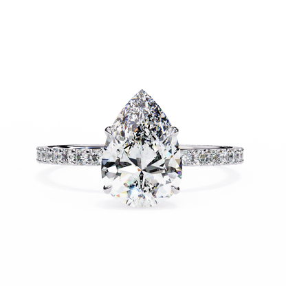 Blossom Pear Shape Lab Grown Diamond Ring