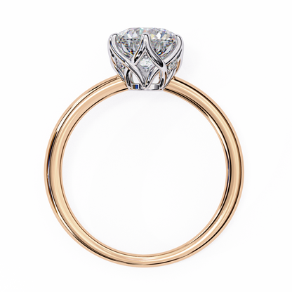 Round Shape Grace Lab Grown Diamond Ring