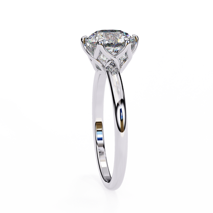 Round Shape Grace Lab Grown Diamond Ring