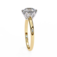 Round Shape Grace Lab Grown Diamond Ring - Ophiratbf