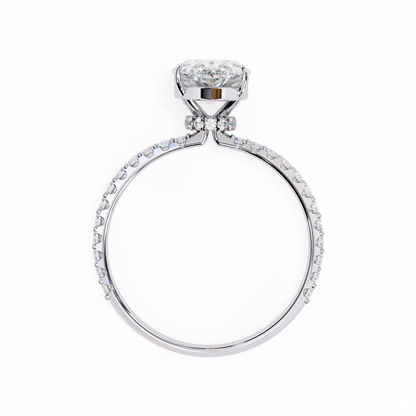 Blossom Pear Shape Lab Grown Diamond Ring