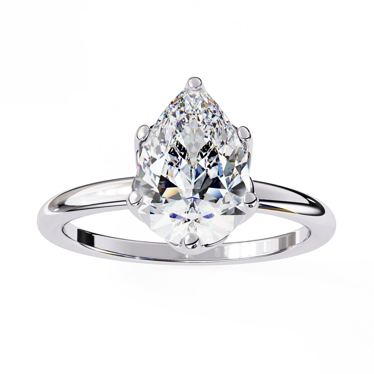Teardrop Lab Grown Diamond Ring - Ophiratbf