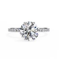 Classic Round Lab Grown Diamond Ring - Ophiratbf
