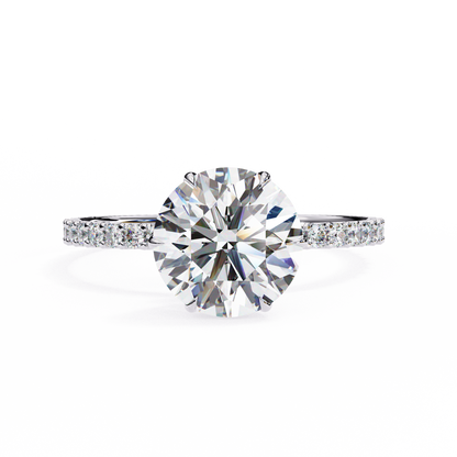 Classic Round Lab Grown Diamond Ring