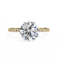 Classic Round Lab Grown Diamond Ring - Ophiratbf