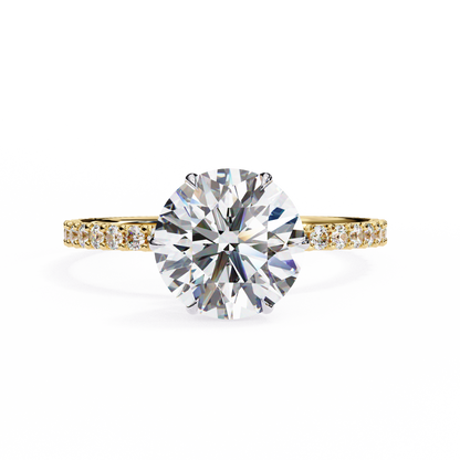 Classic Round Lab Grown Diamond Ring