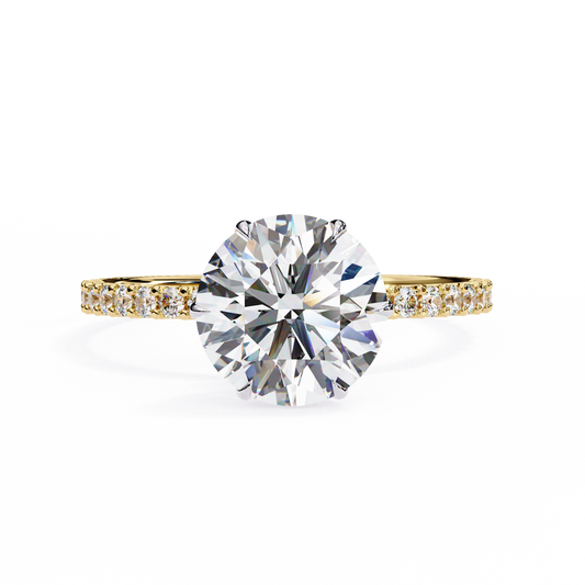 Classic Round Lab Grown Diamond Ring