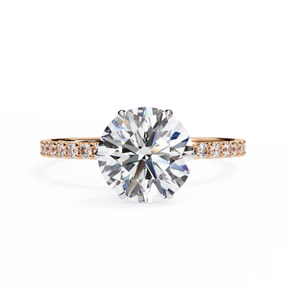Classic Round Lab Grown Diamond Ring