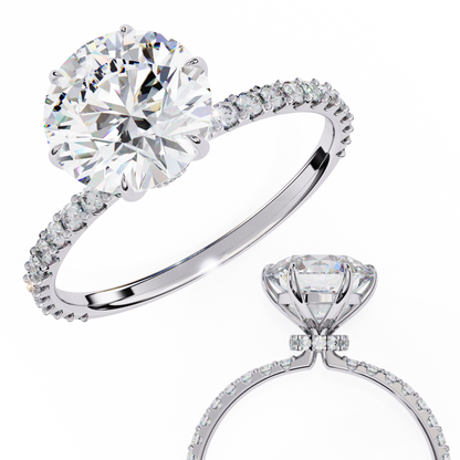 Classic Round Lab Grown Diamond Ring