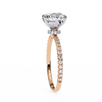 Classic Round Lab Grown Diamond Ring - Ophiratbf