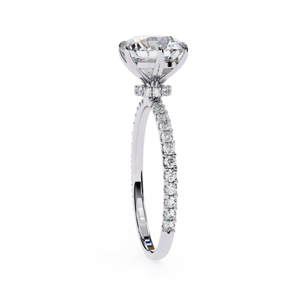 Classic Round Lab Grown Diamond Ring