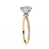 Classic Round Lab Grown Diamond Ring - Ophiratbf