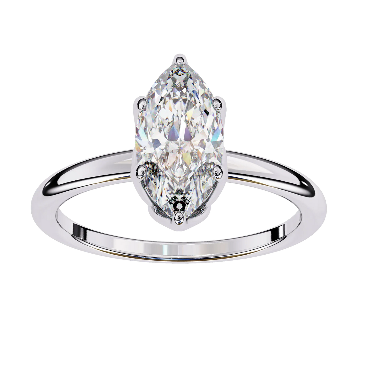 Lustre Legacy Marquise Lab Grown Diamond Ring - Ophiratbf