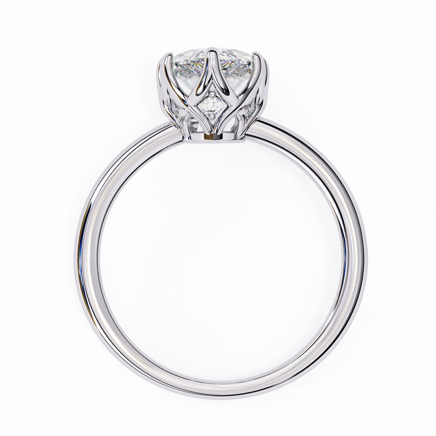 lustre legacy marquise  lab grown diamond ring