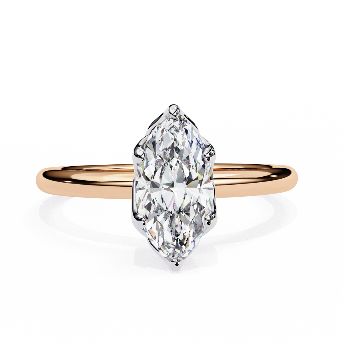 Lustre Legacy Marquise Lab Grown Diamond Ring - Ophiratbf