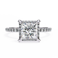 Princess Cut Lab Grown Diamond Ring - Ophiratbf