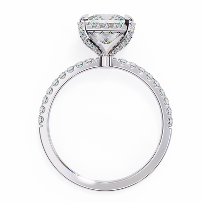 Princess Cut Lab Grown Diamond Ring