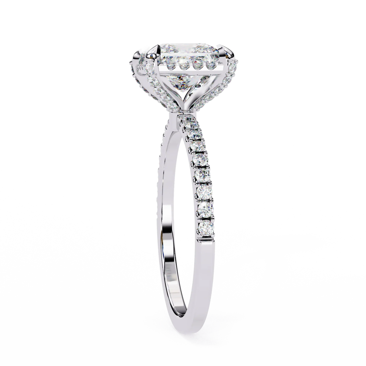 Princess Cut Lab Grown Diamond Ring - Ophiratbf