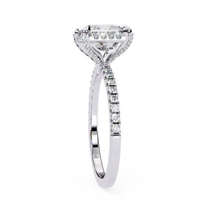 Princess Cut Lab Grown Diamond Ring