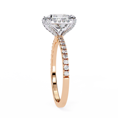 Princess Cut Lab Grown Diamond Ring