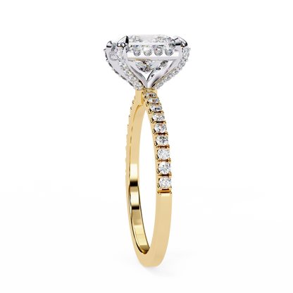 Princess Cut Lab Grown Diamond Ring