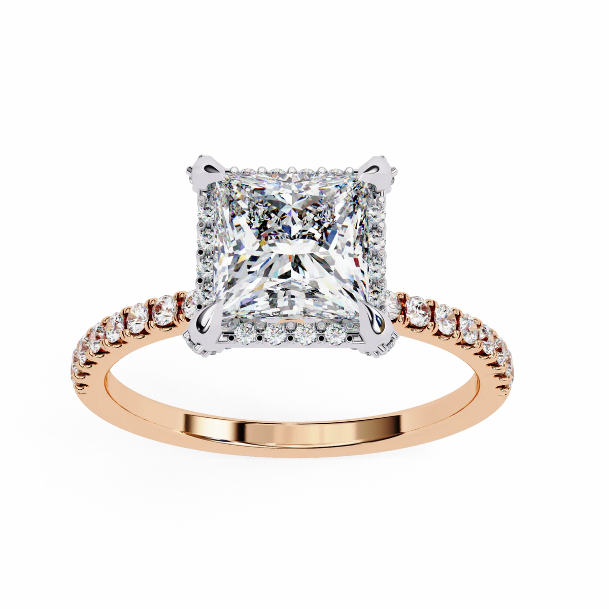 Princess Cut Lab Grown Diamond Ring - Ophiratbf