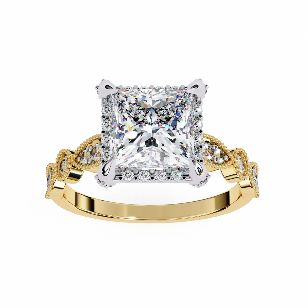 Sovereign Princess Lab Grown Diamond Ring - Ophiratbf