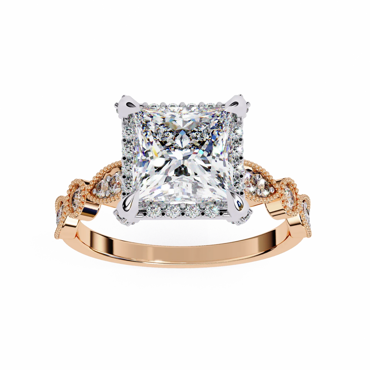Sovereign Princess Lab Grown Diamond Ring - Ophiratbf