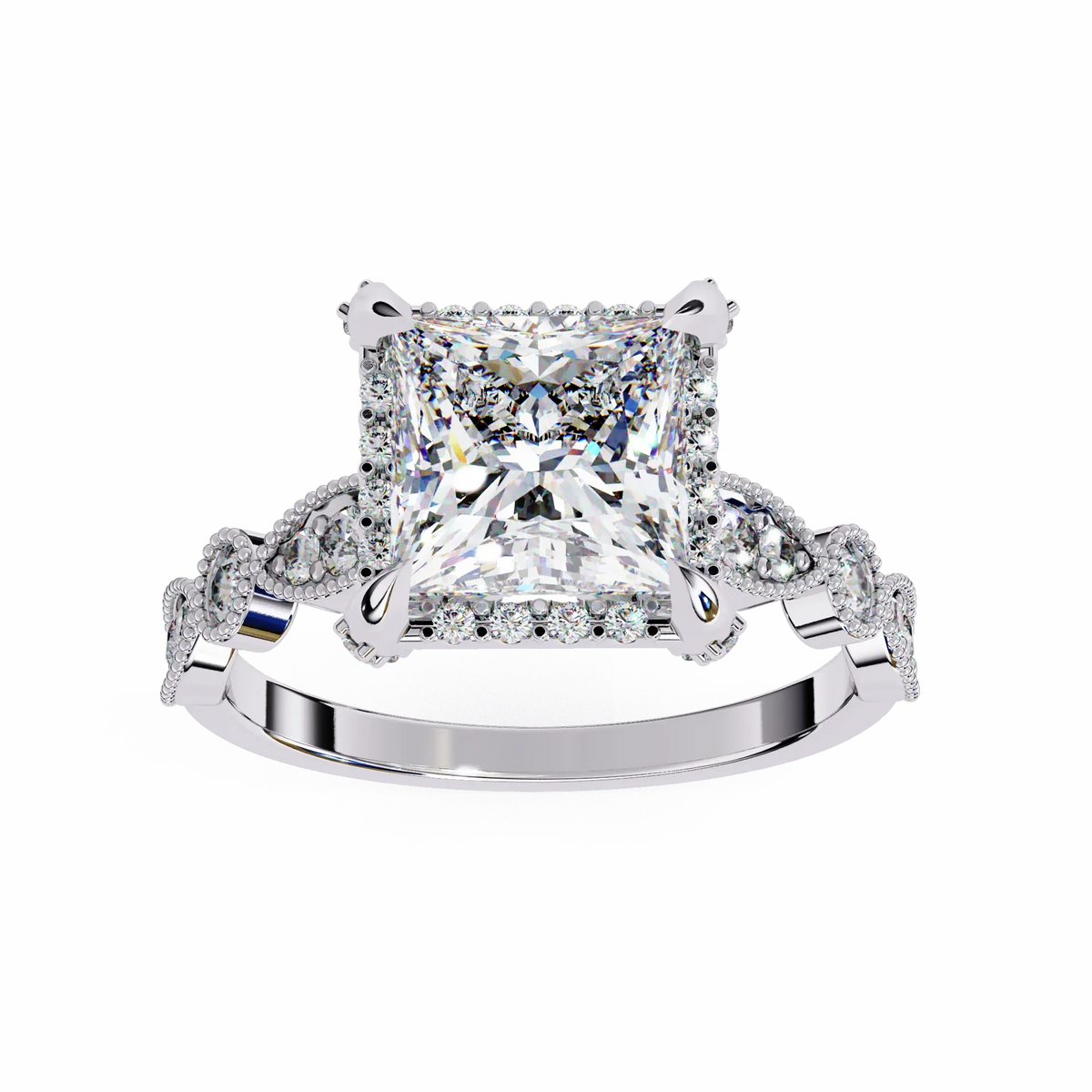 Sovereign Princess Lab Grown Diamond Ring - Ophiratbf
