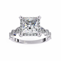 Sovereign Princess Lab Grown Diamond Ring - Ophiratbf