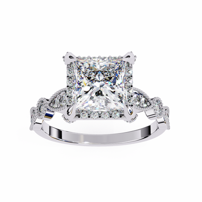 Sovereign Princess Lab Grown Diamond Ring