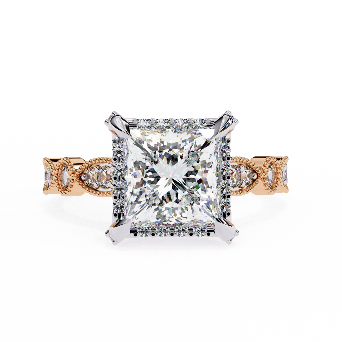 Sovereign Princess Lab Grown Diamond Ring - Ophiratbf
