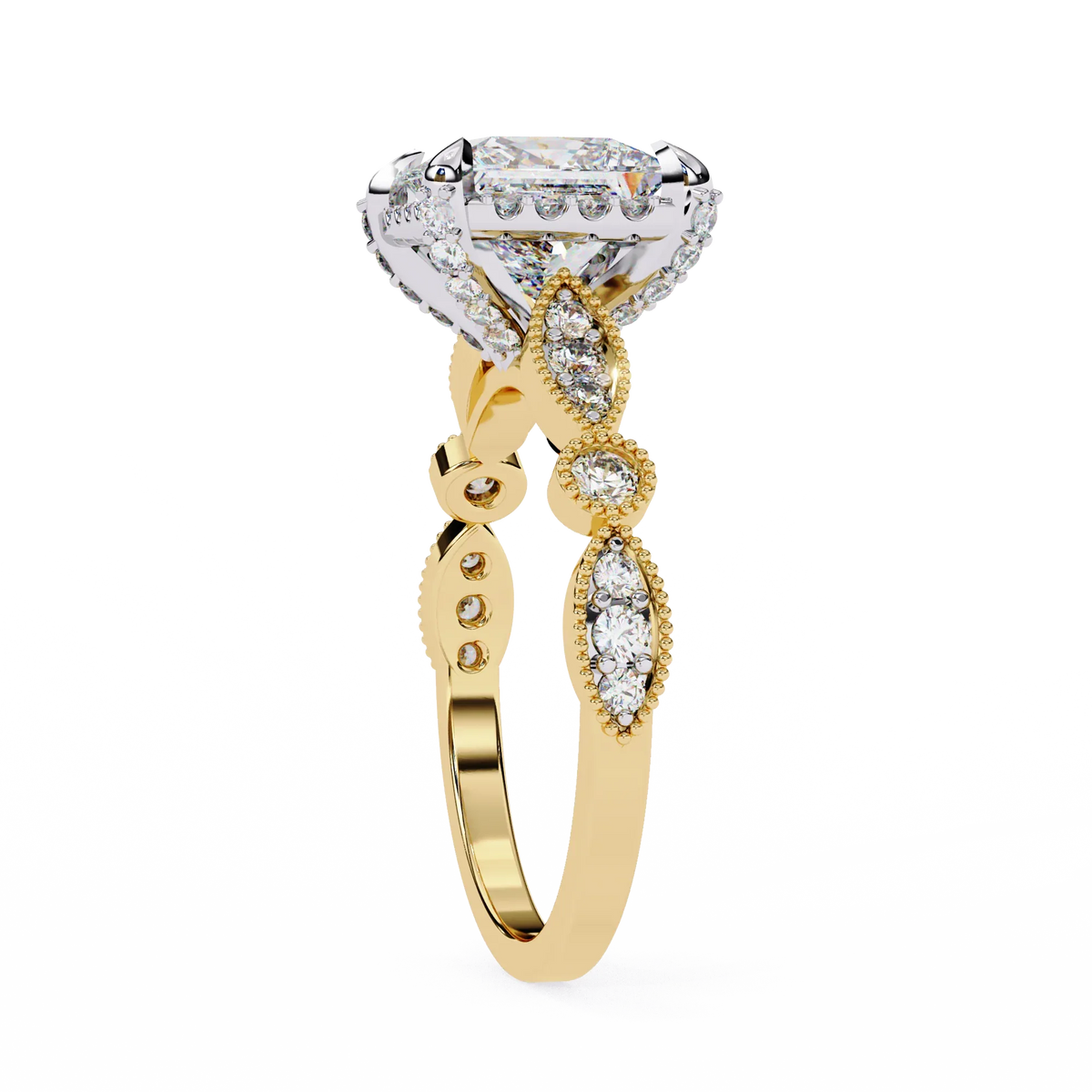 Sovereign Princess Lab Grown Diamond Ring - Ophiratbf